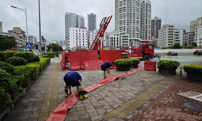 聞“汛”而動！他們沖在防汛抗臺第一線！